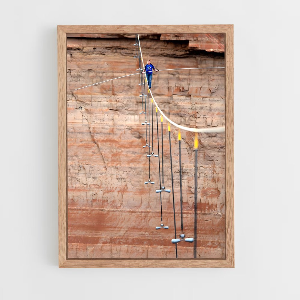 Poster Nik de wallenda – affiche Saut à l’élastique (vue 4)